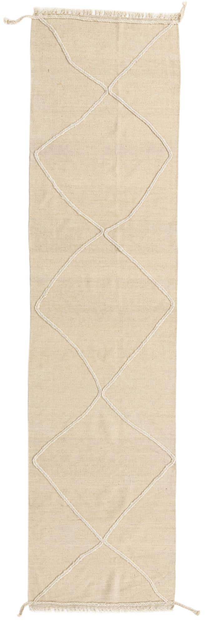 2' 6 x 10' Hand Knotted Moroccan Wool Runner Rug
