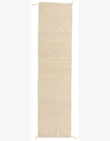 2' 6 x 10' Hand Knotted Moroccan Wool Runner Rug