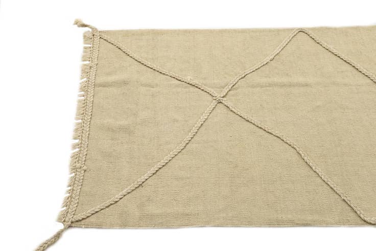 Detail image of 2' 10 x 9' 5 Hand Knotted Moroccan Wool Runner Rug