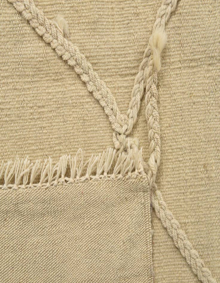 Detail image of 2' 10 x 9' 5  Hand Knotted Moroccan Wool Runner Rug