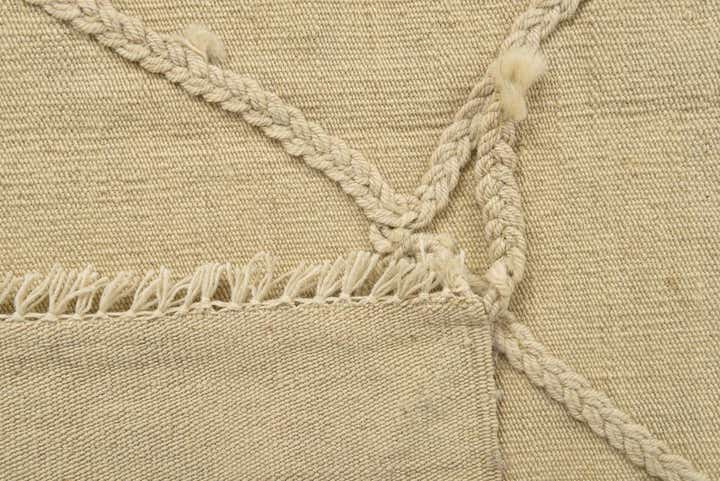 2' 10 x 9' 5 Hand Knotted Moroccan Wool Runner Rug