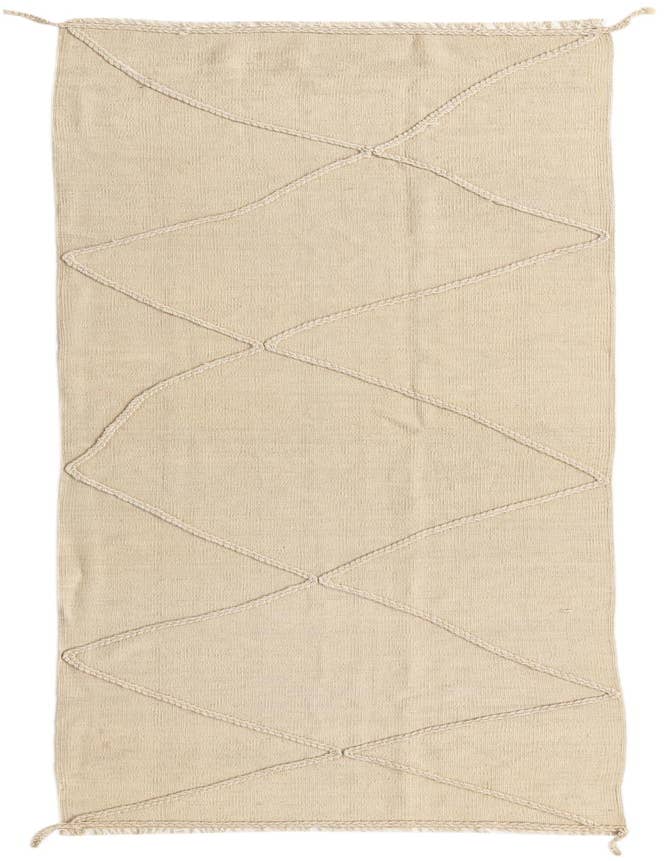 Detail image of 2' 10 x 9' 5 Hand Knotted Moroccan Wool Runner Rug