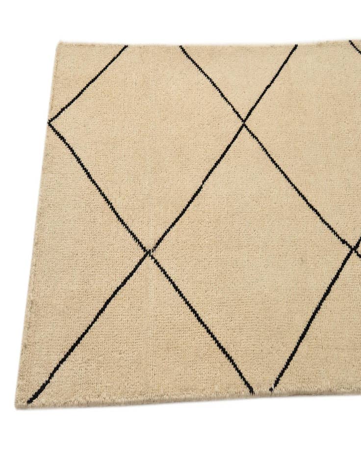 Detail image of 2' 7 x 10' 3  Hand Knotted Moroccan Wool Runner Rug