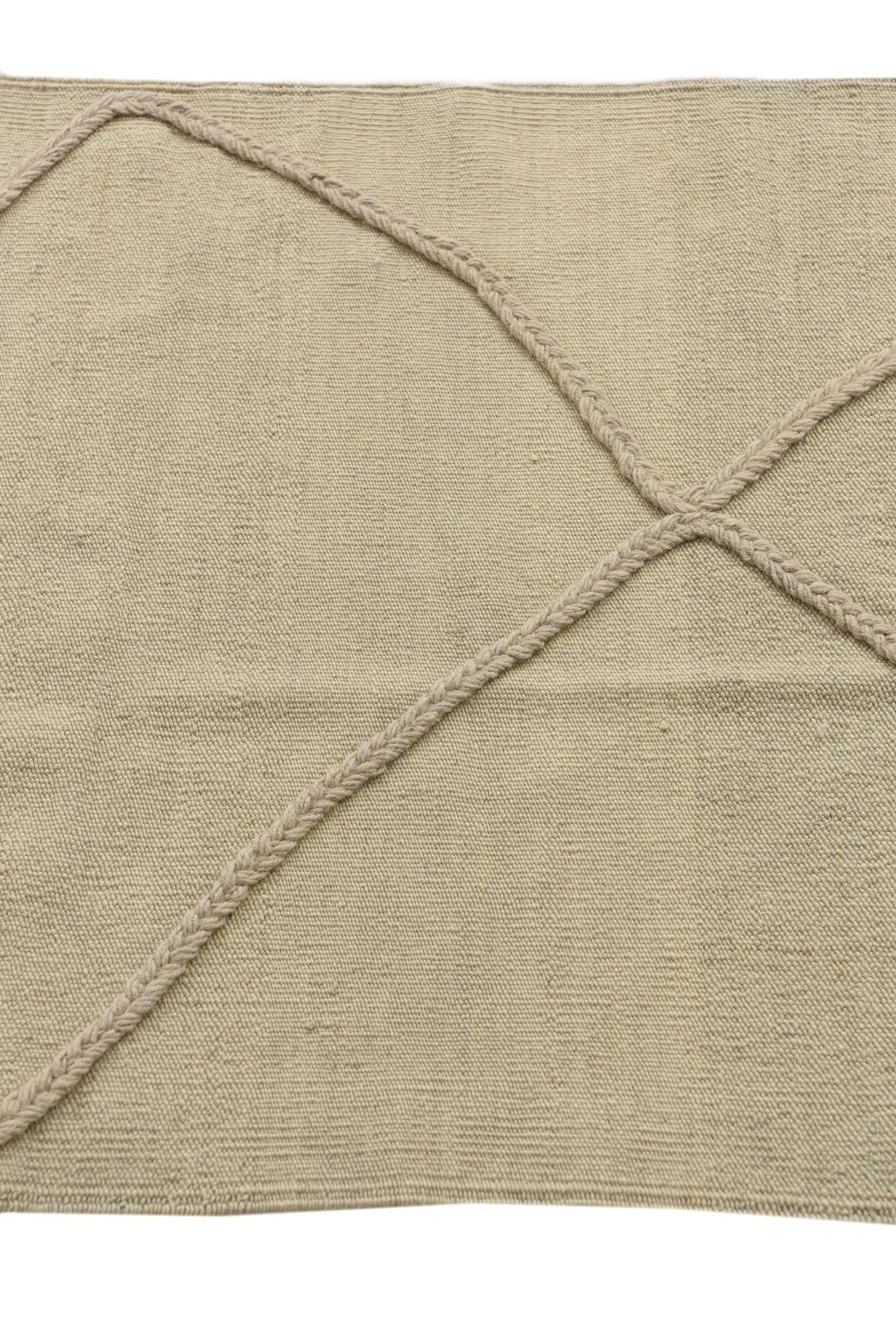 2' 5 x 8' 1 Hand Knotted Moroccan Wool Runner Rug