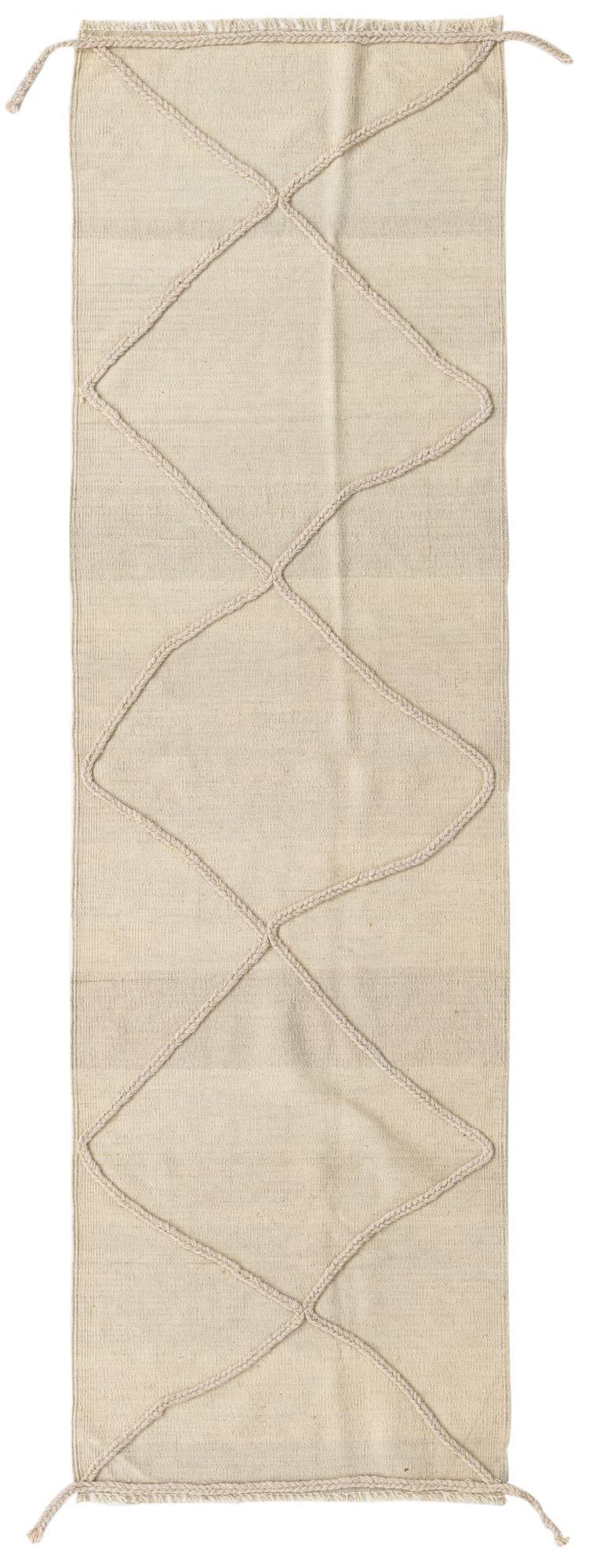 2' 5 x 8' 1 Hand Knotted Moroccan Wool Runner Rug