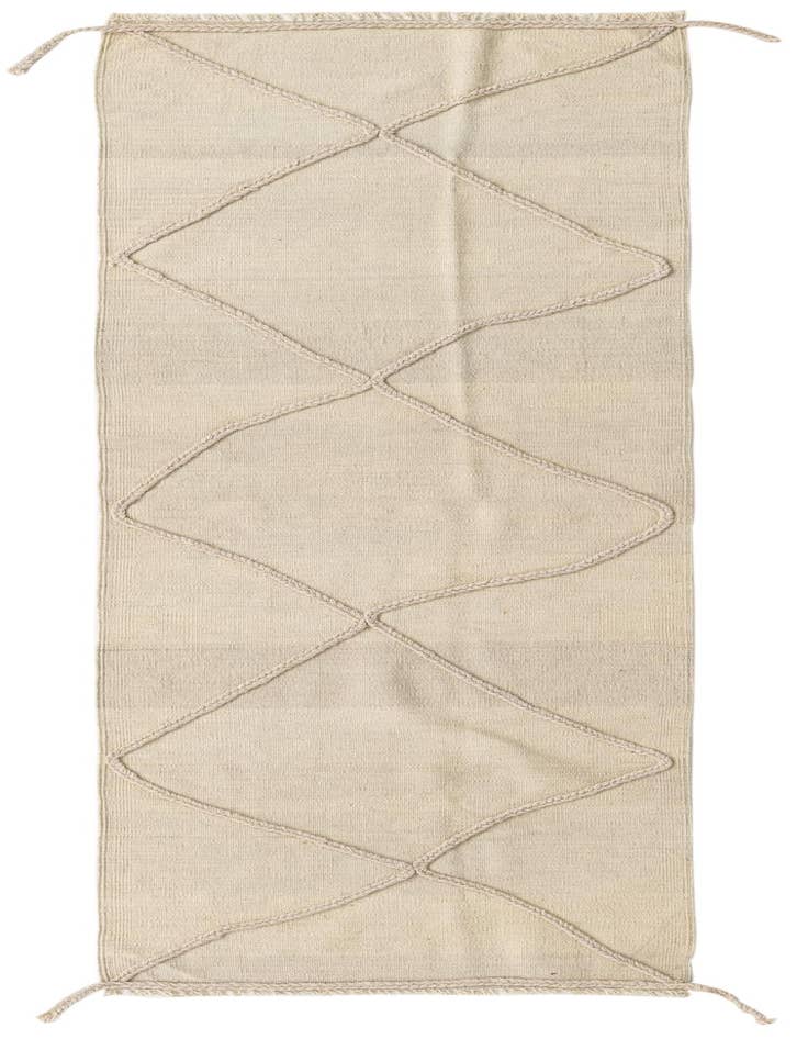 Detail image of 2' 5 x 8' 1 Hand Knotted Moroccan Wool Runner Rug