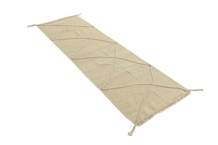 2' 5 x 8' 2 Hand Knotted Moroccan Wool Runner Rug