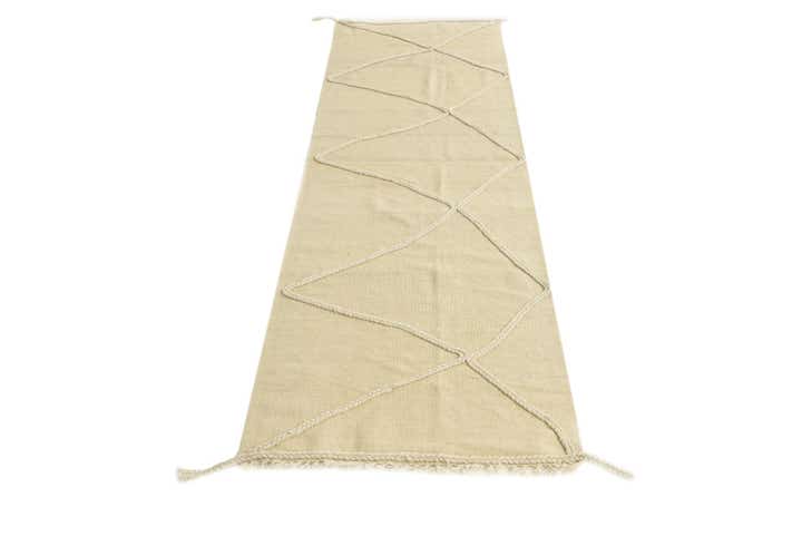 2' 5 x 8' 2 Hand Knotted Moroccan Wool Runner Rug