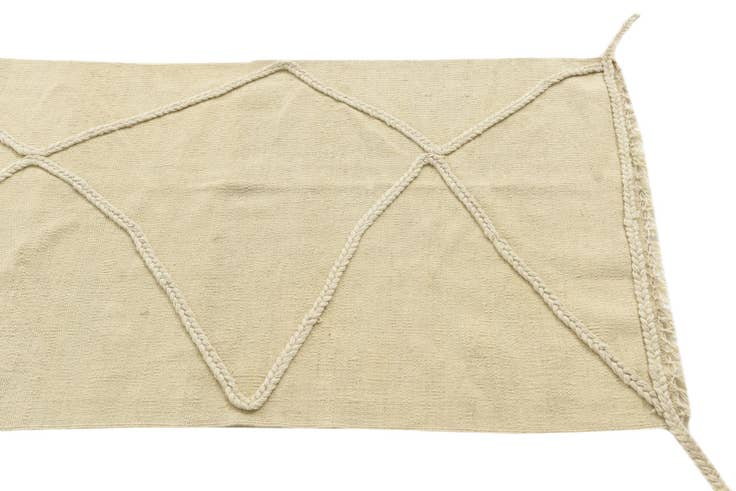 Detail image of 2' 5 x 8' 2 Hand Knotted Moroccan Wool Runner Rug