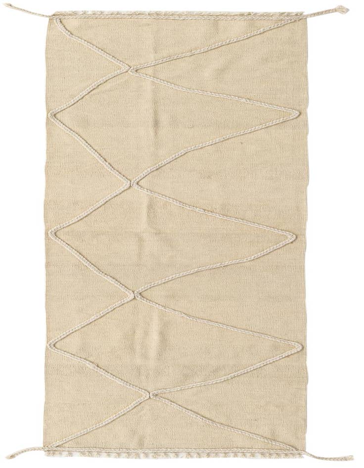 Detail image of 2' 5 x 8' 2 Hand Knotted Moroccan Wool Runner Rug