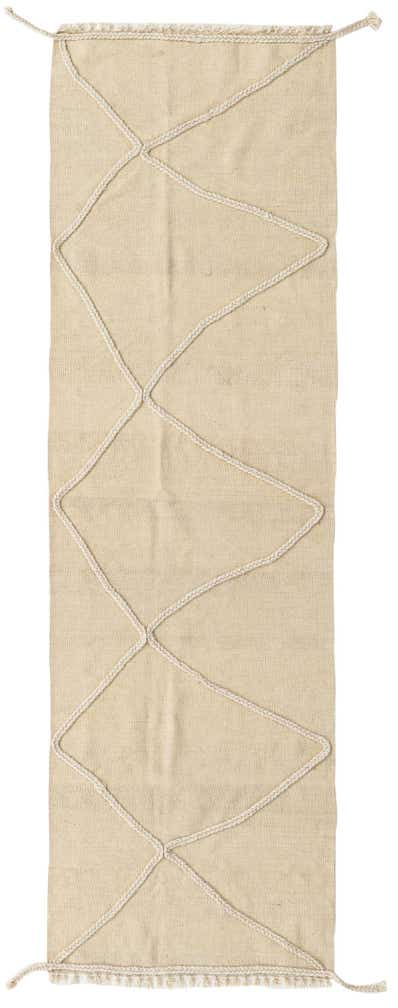 2' 5 x 8' 2 Hand Knotted Moroccan Wool Runner Rug