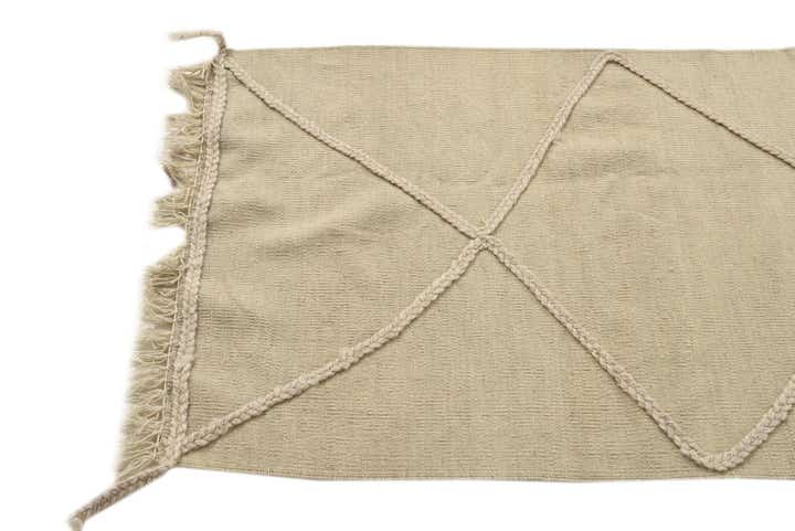 2' 6 x 8' 4 Hand Knotted Moroccan Wool Runner Rug