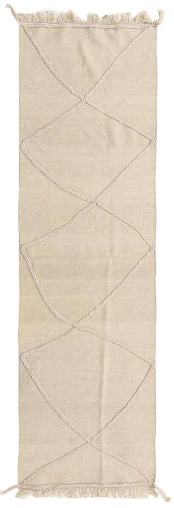 2' 6 x 8' 4 Hand Knotted Moroccan Wool Runner Rug