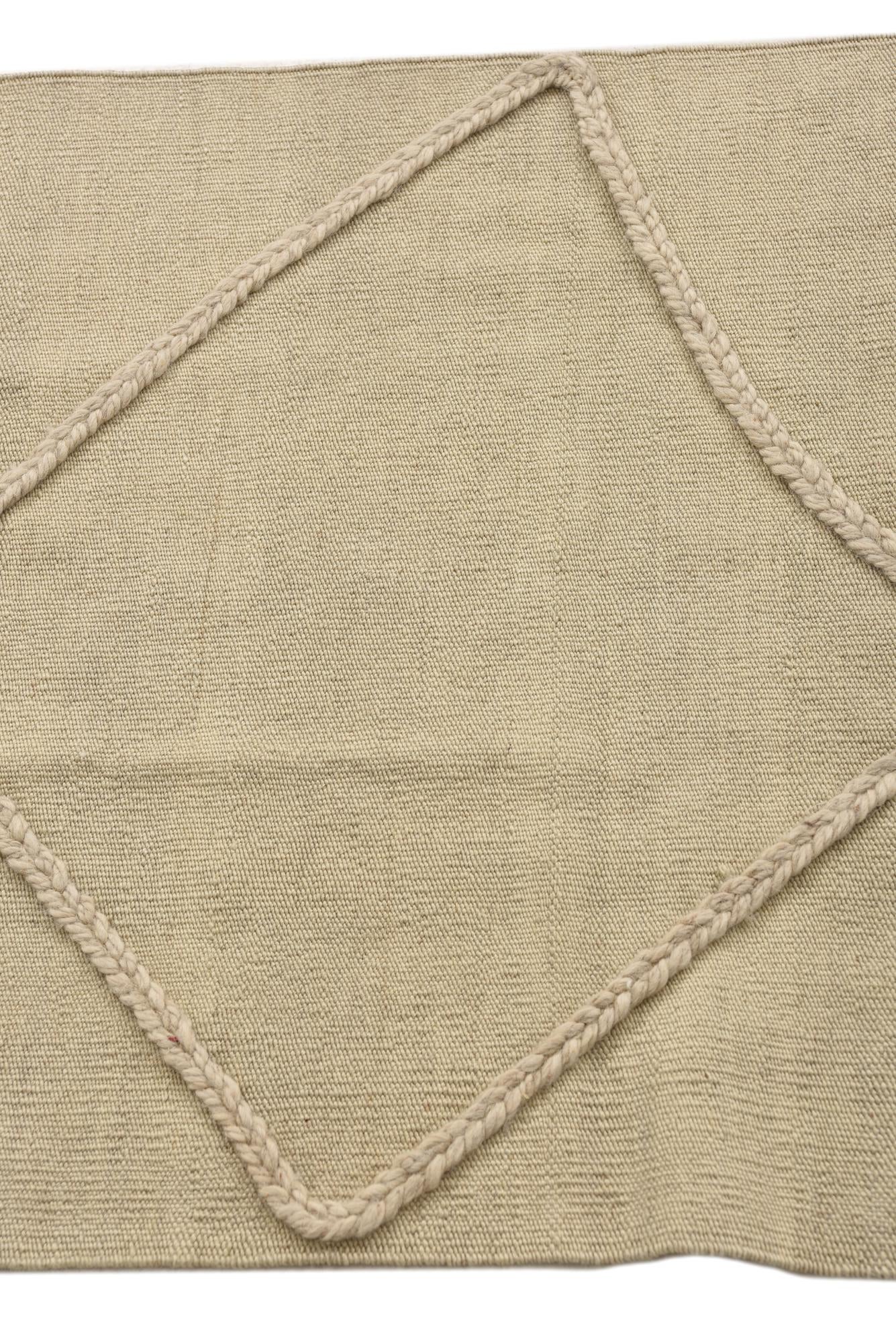 2' 4 x 8' 2 Hand Knotted Moroccan Wool Runner Rug