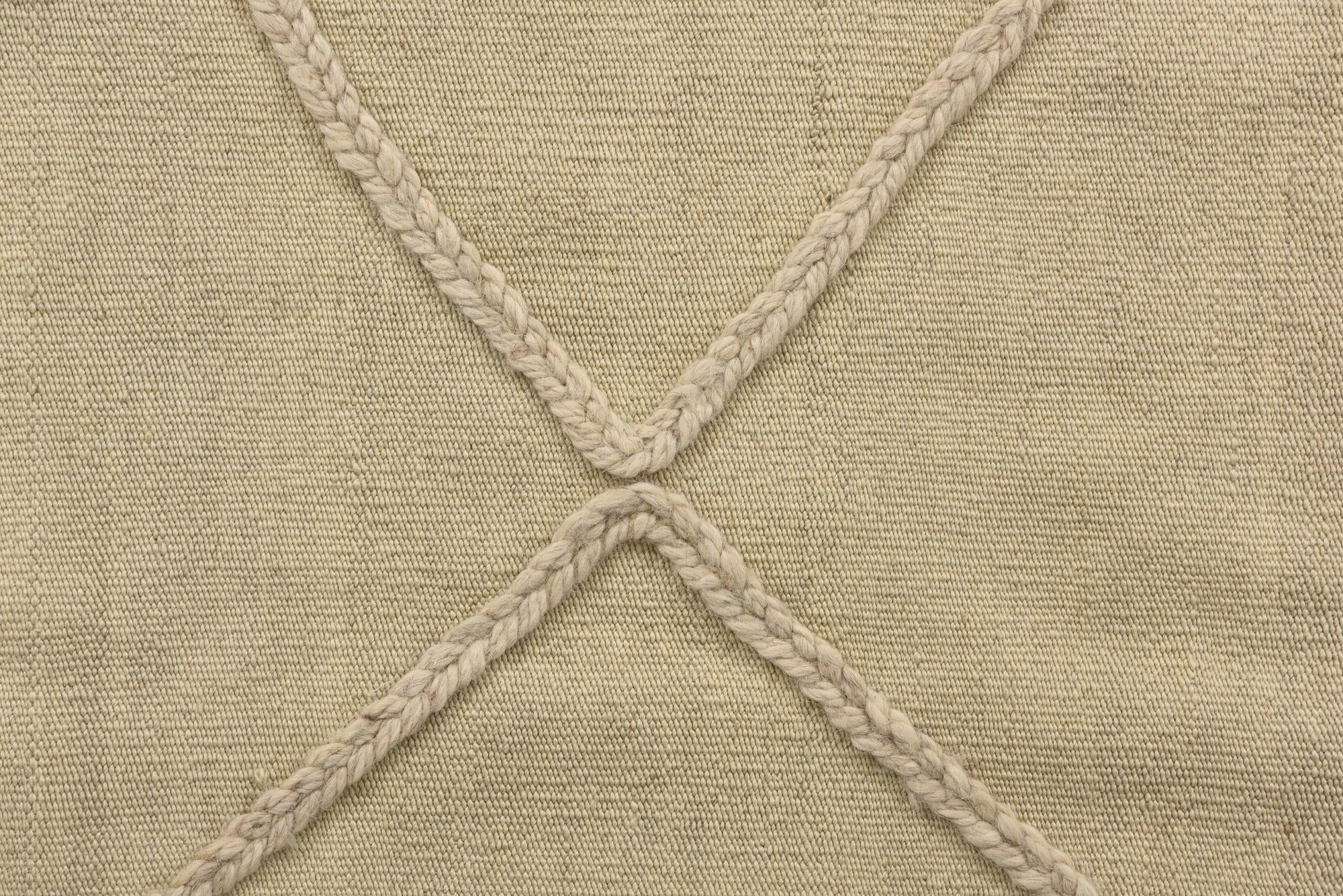 2' 4 x 8' 2 Hand Knotted Moroccan Wool Runner Rug