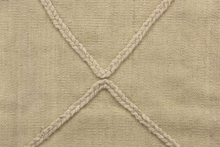 2' 4 x 8' 2 Hand Knotted Moroccan Wool Runner Rug