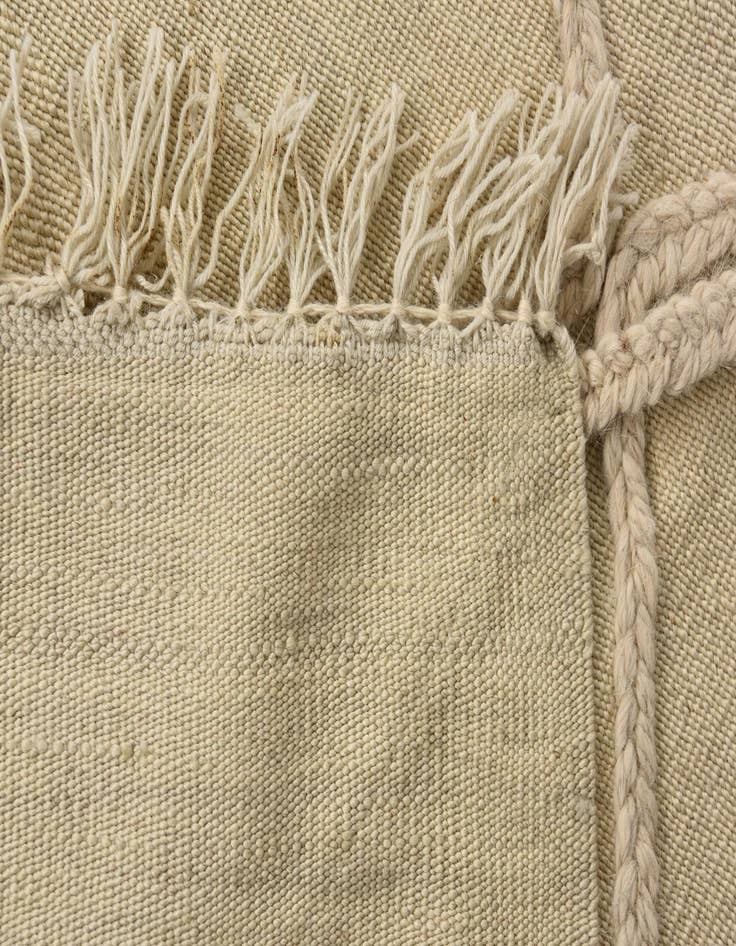 Detail image of 2' 4 x 8' 2  Hand Knotted Moroccan Wool Runner Rug