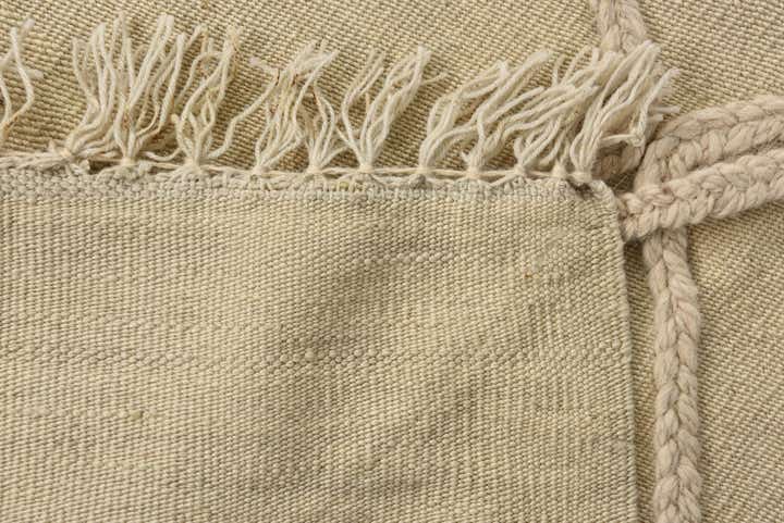 2' 4 x 8' 2 Hand Knotted Moroccan Wool Runner Rug