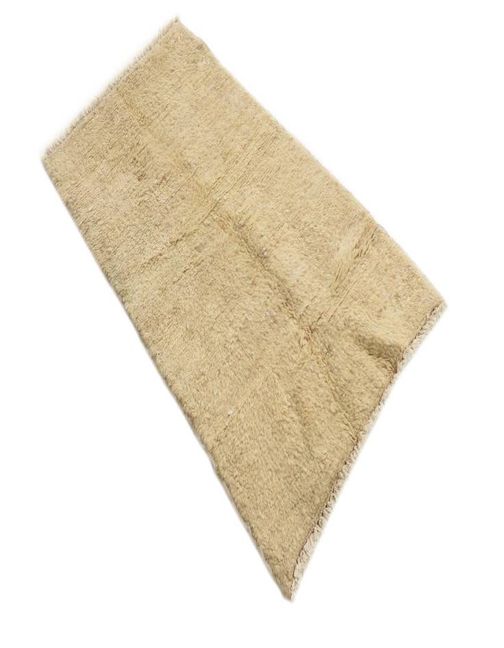 Detail image of 2' 5 x 4' 8  Hand Knotted Moroccan Wool Runner Rug