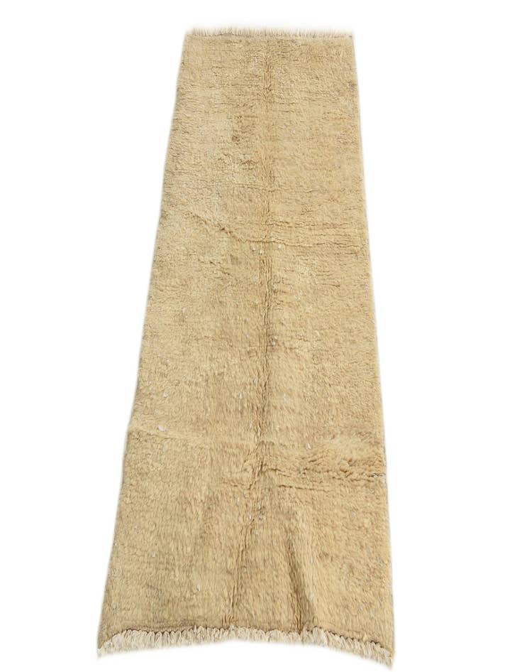 Detail image of 2' 5 x 4' 8 Hand Knotted Moroccan Wool Runner Rug