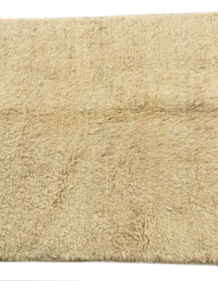Detail image of 2' 5 x 4' 8 Hand Knotted Moroccan Wool Runner Rug