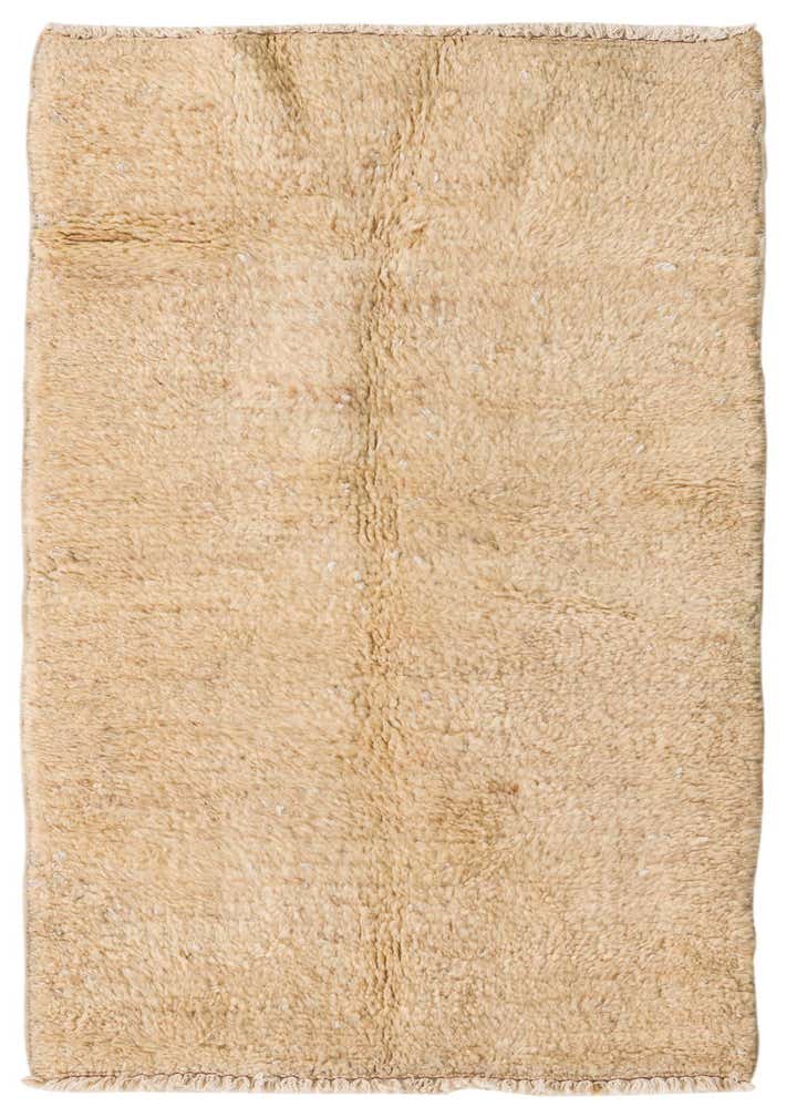 2' 5 x 4' 8 Hand Knotted Moroccan Wool Runner Rug