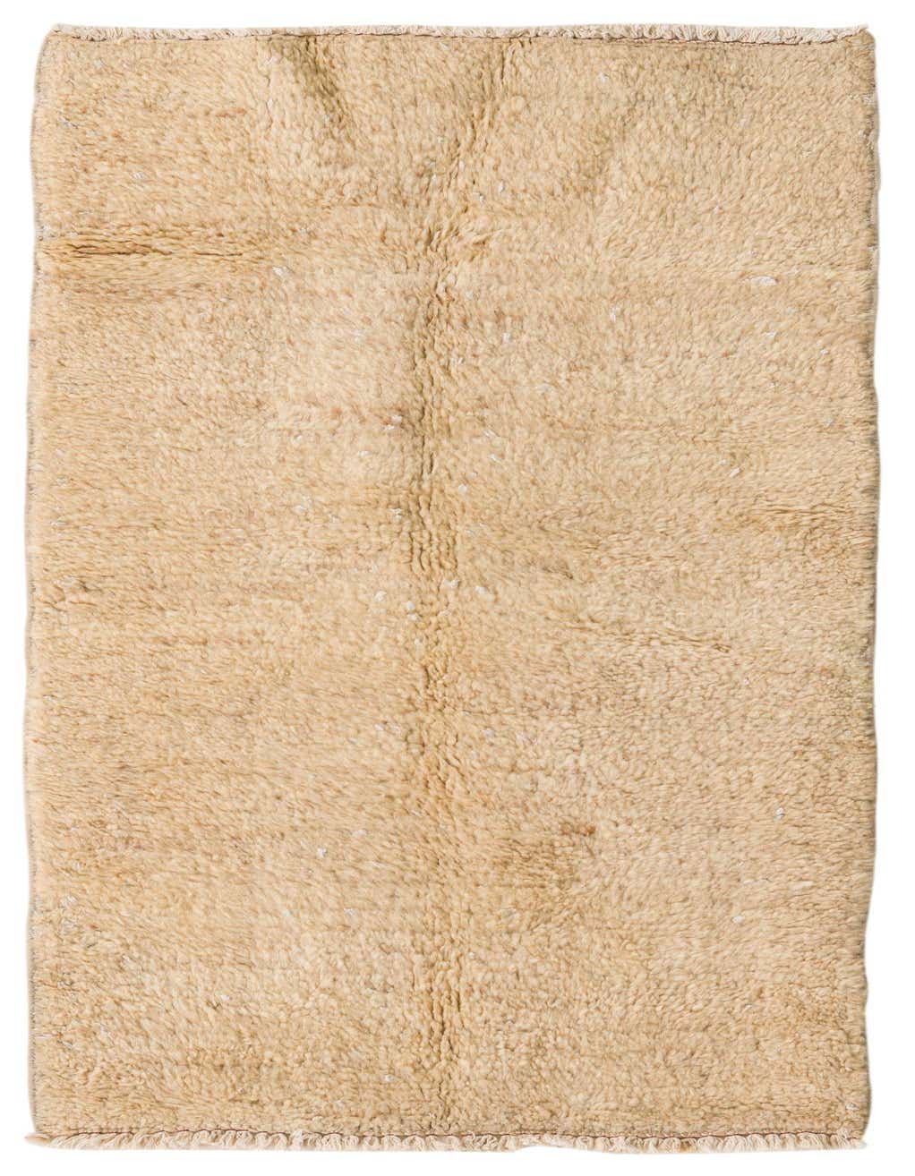 2' 5 x 4' 8 Hand Knotted Moroccan Wool Runner Rug