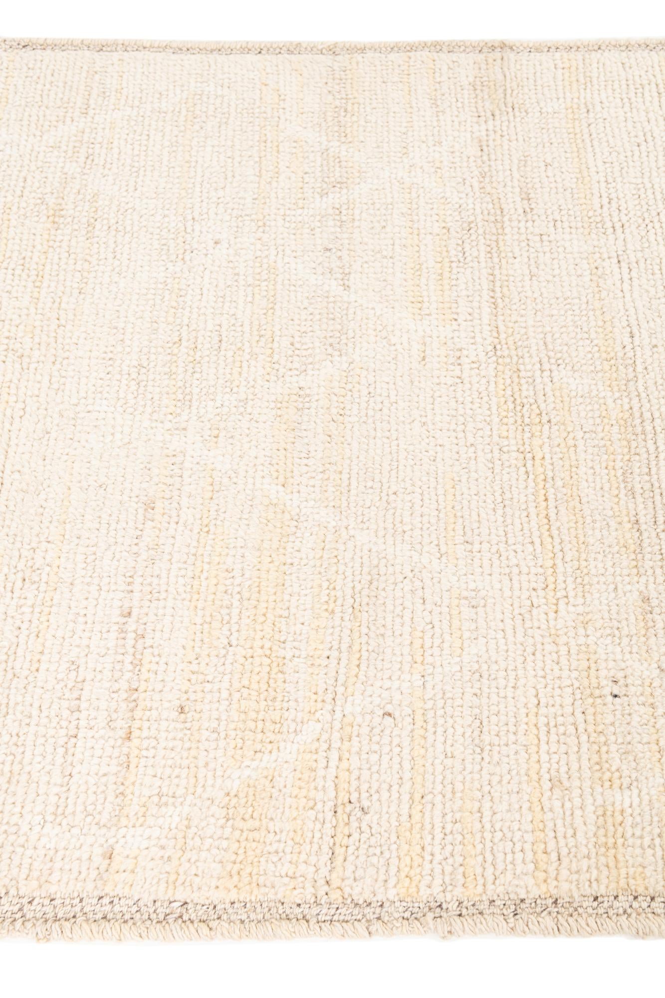 3' 1 x 12' 4 Hand Knotted Moroccan Wool Runner Rug