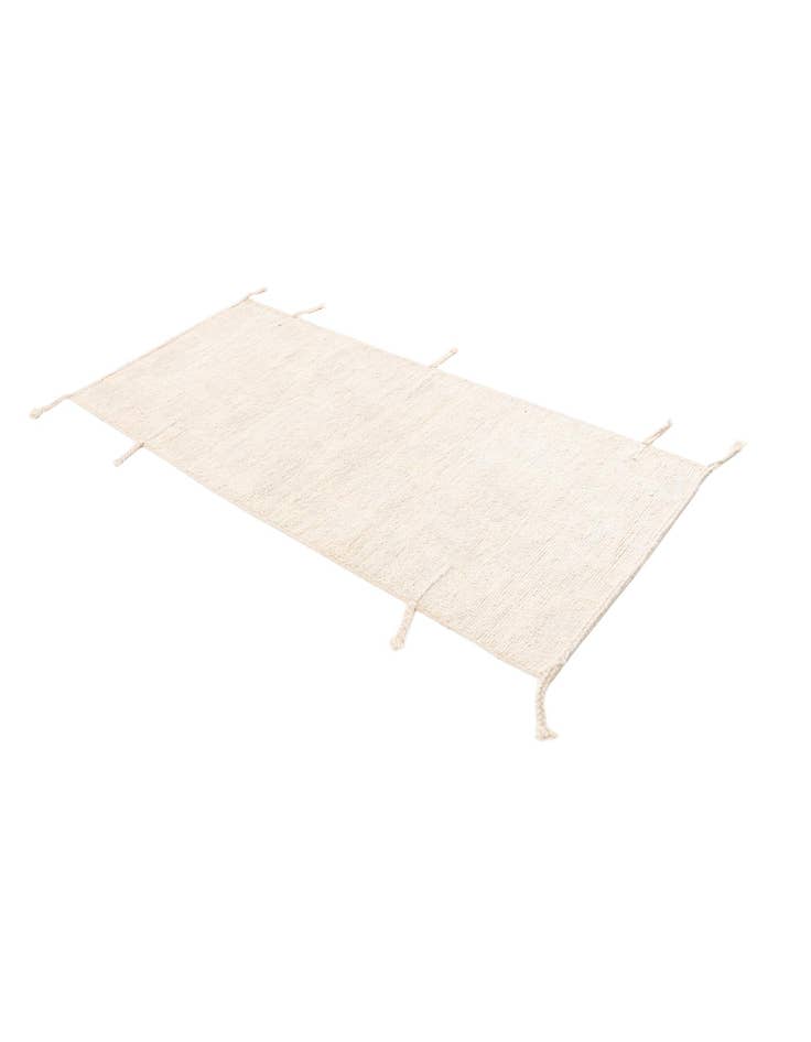 Detail image of 2' 8 x 6' 1 Hand Knotted Moroccan Wool Runner Rug