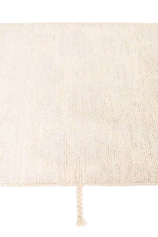 Detail image of 2' 8 x 6' 1 Hand Knotted Moroccan Wool Runner Rug