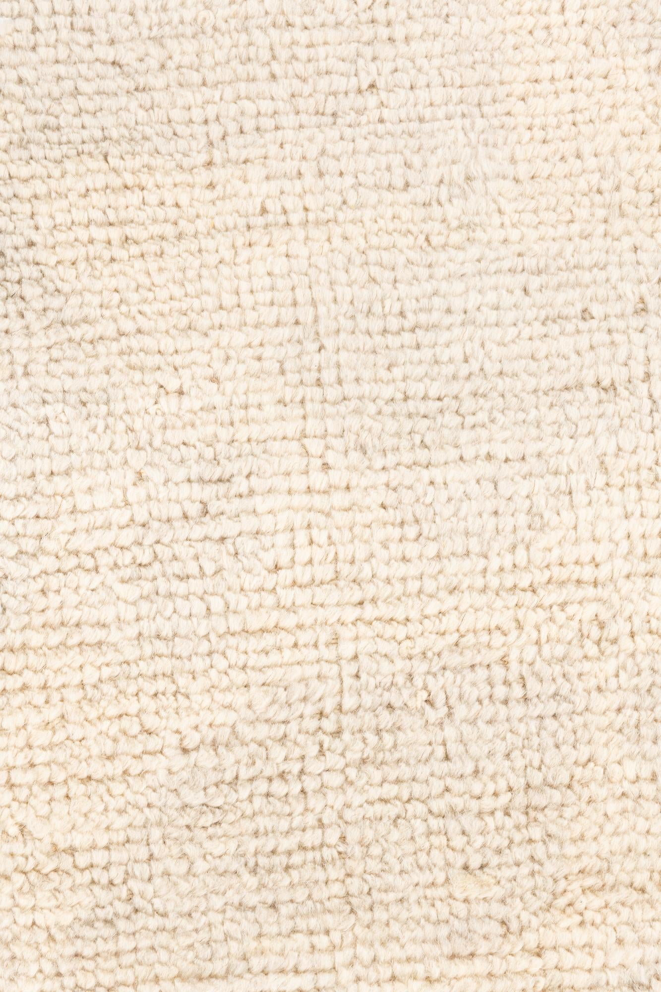 2' 8 x 6' 1 Hand Knotted Moroccan Wool Runner Rug