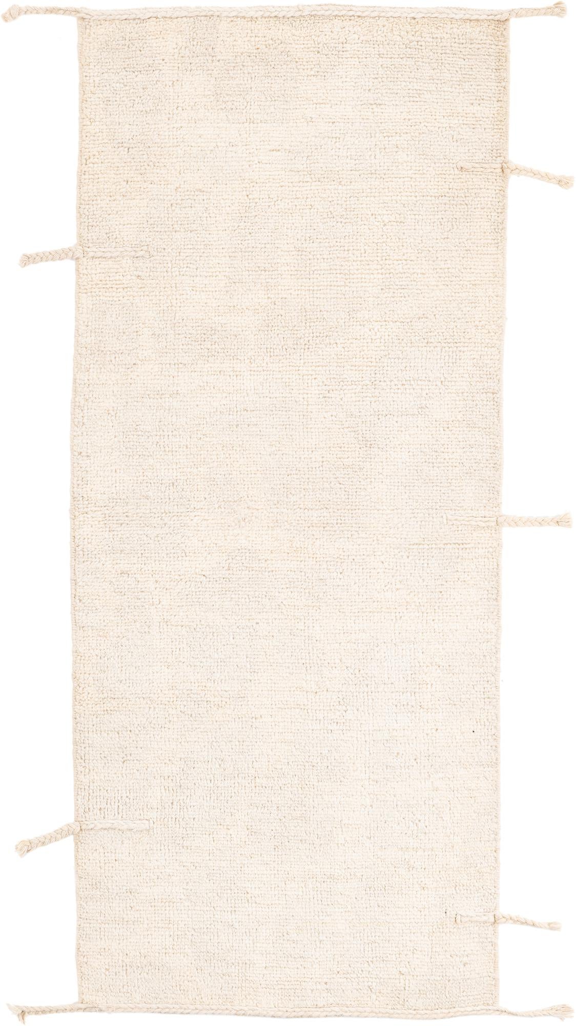 2' 8 x 6' 1 Hand Knotted Moroccan Wool Runner Rug