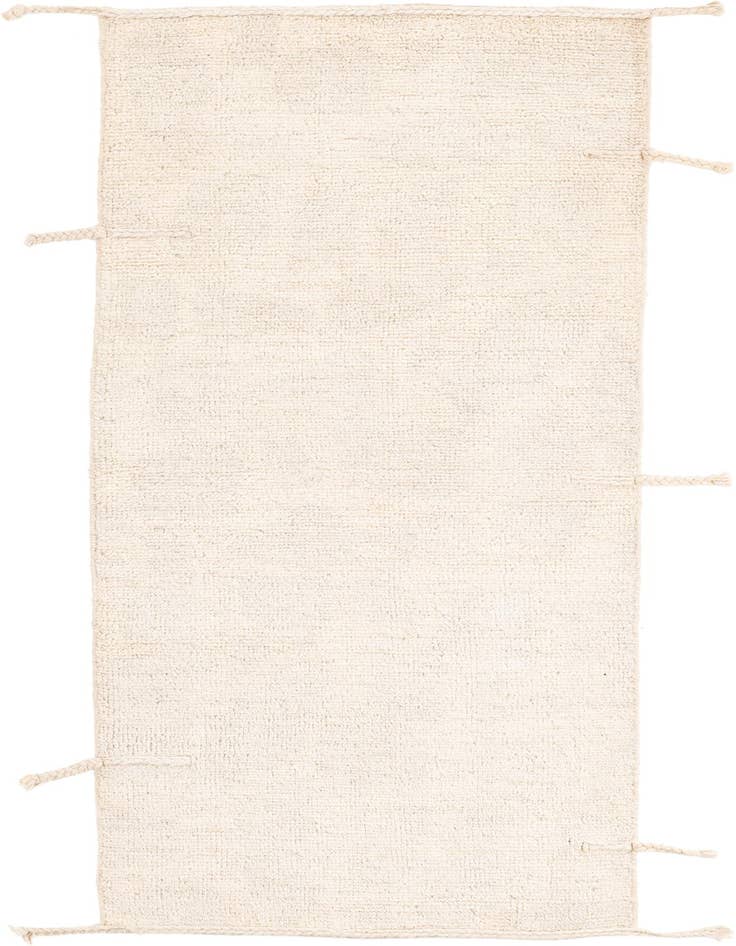 Detail image of 2' 8 x 6' 1 Hand Knotted Moroccan Wool Runner Rug