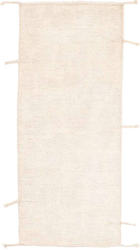 2' 8 x 6' 1 Hand Knotted Moroccan Wool Runner Rug