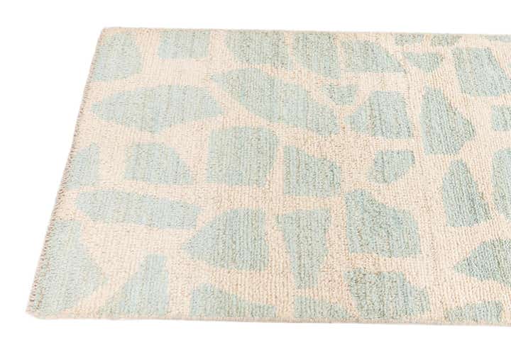 2' 6 x 6' Hand Knotted Moroccan Wool Runner Rug