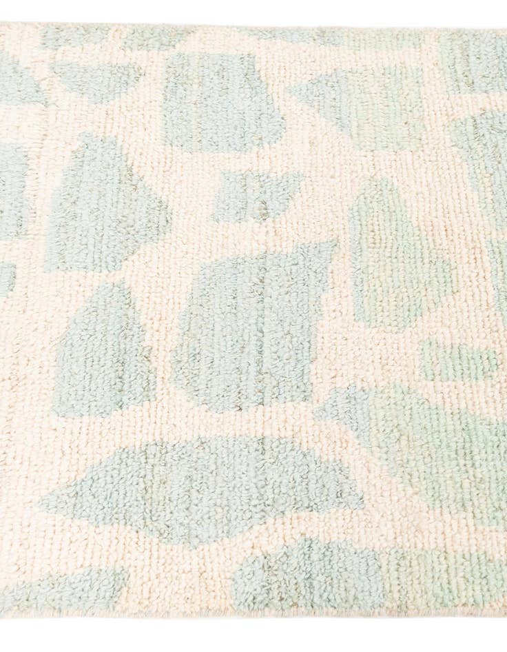 Detail image of 2' 6 x 6'  Hand Knotted Moroccan Wool Runner Rug