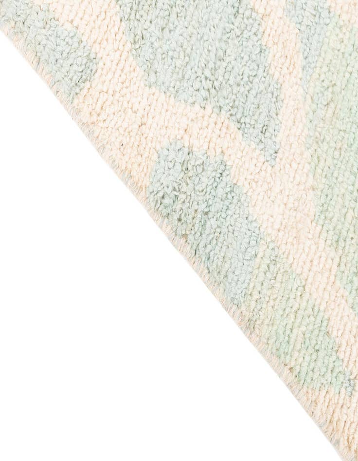 Detail image of 2' 6 x 6'  Hand Knotted Moroccan Wool Runner Rug