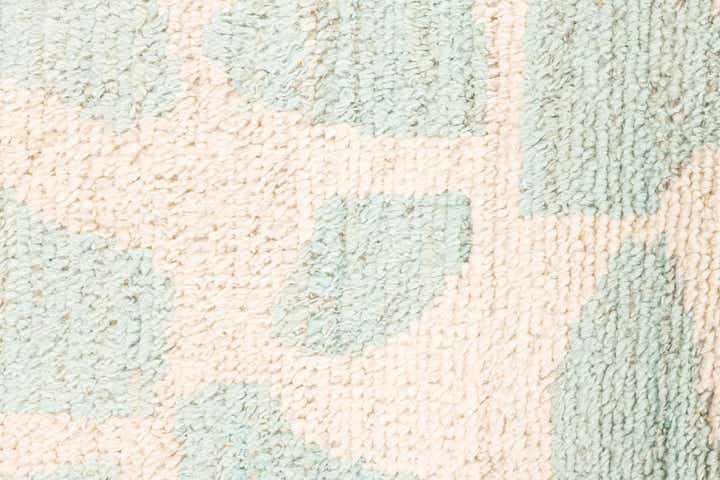 2' 6 x 6' Hand Knotted Moroccan Wool Runner Rug