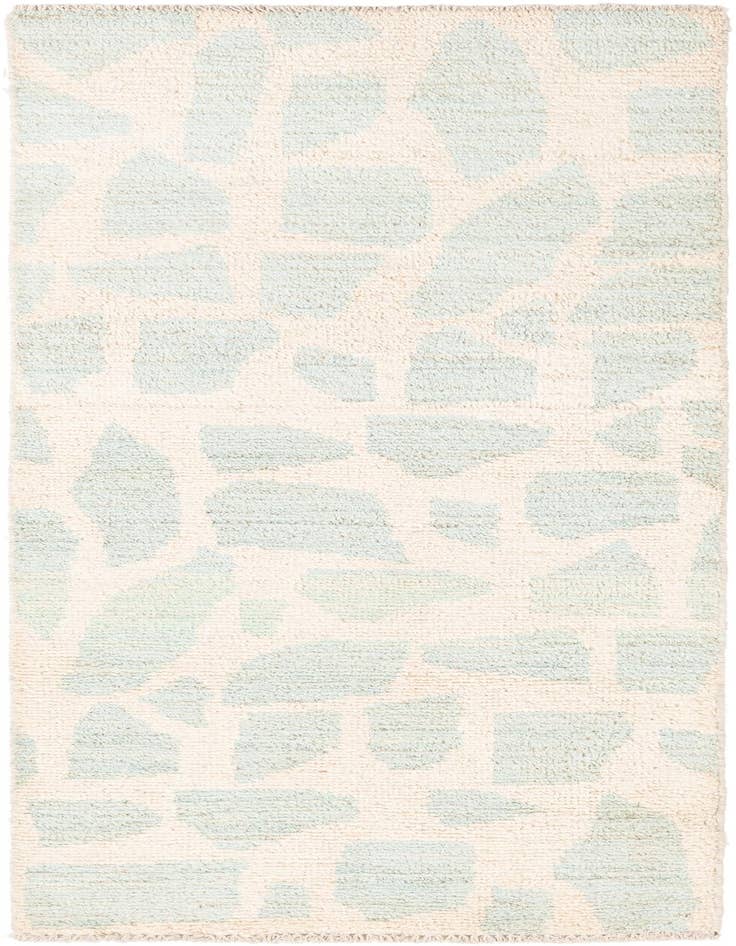 Detail image of 2' 6 x 6' Hand Knotted Moroccan Wool Runner Rug