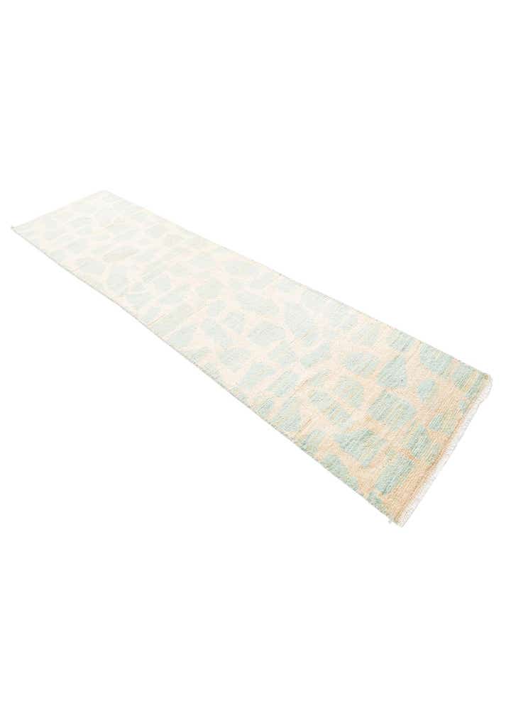 2' 5 x 9' 10 Hand Knotted Moroccan Wool Runner Rug
