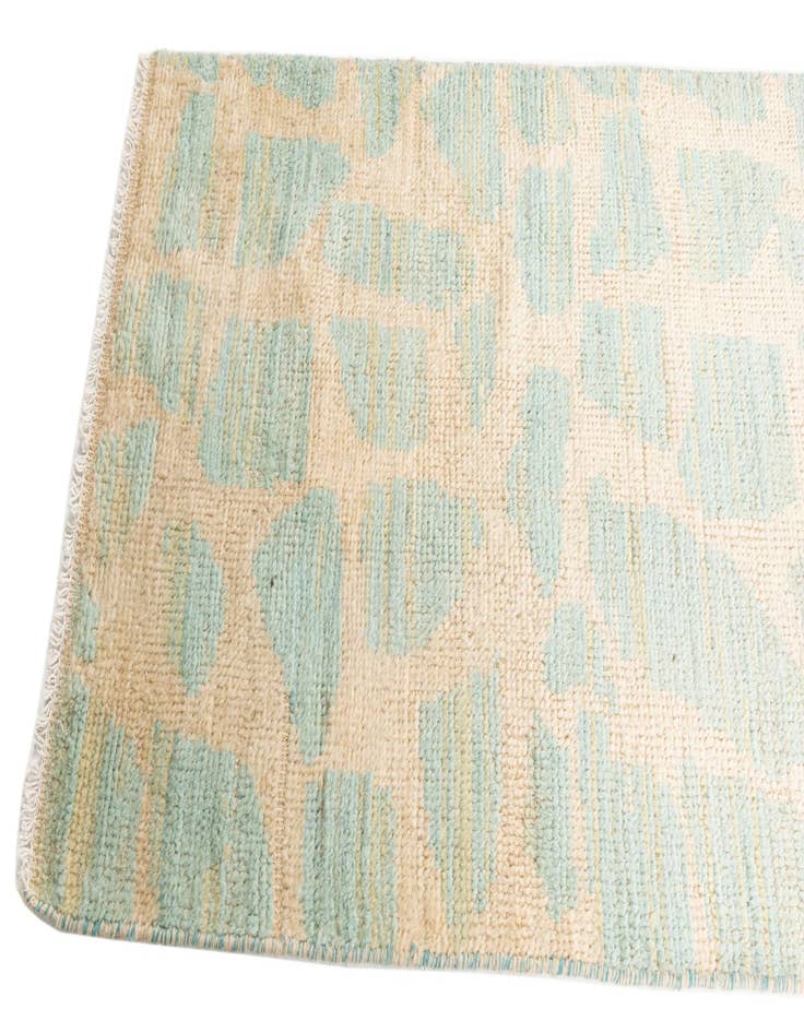 Detail image of 2' 5 x 9' 10 Hand Knotted Moroccan Wool Runner Rug