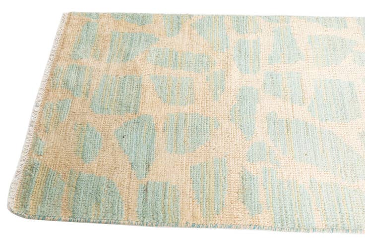 Detail image of 2' 5 x 9' 10 Hand Knotted Moroccan Wool Runner Rug