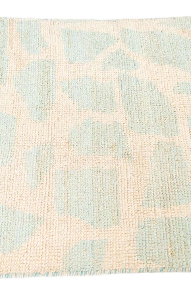 2' 5 x 9' 10 Hand Knotted Moroccan Wool Runner Rug