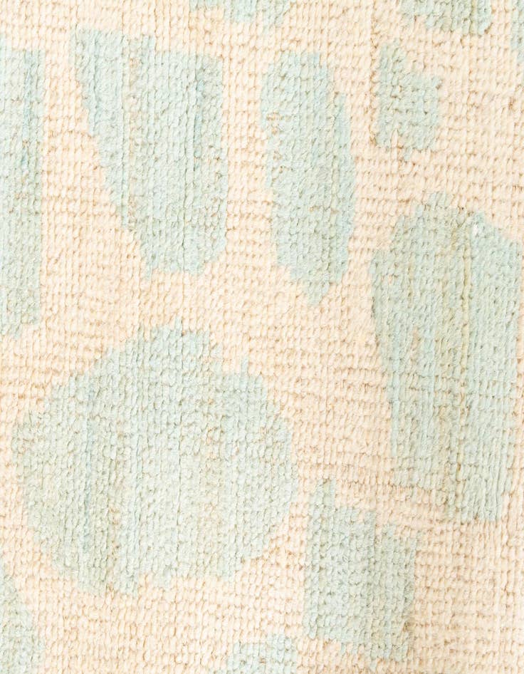 Detail image of 2' 5 x 9' 10  Hand Knotted Moroccan Wool Runner Rug