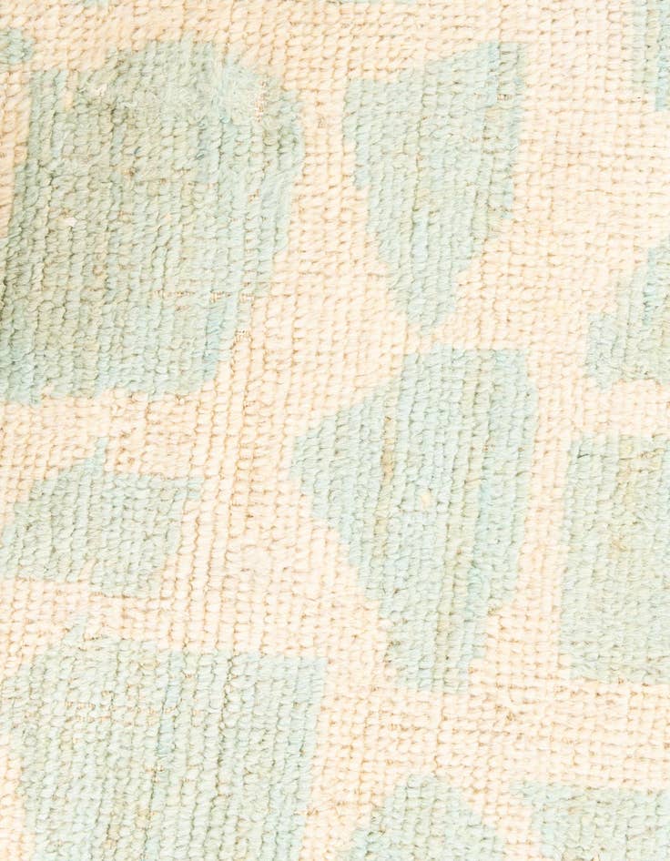 Detail image of 2' 5 x 9' 10  Hand Knotted Moroccan Wool Runner Rug