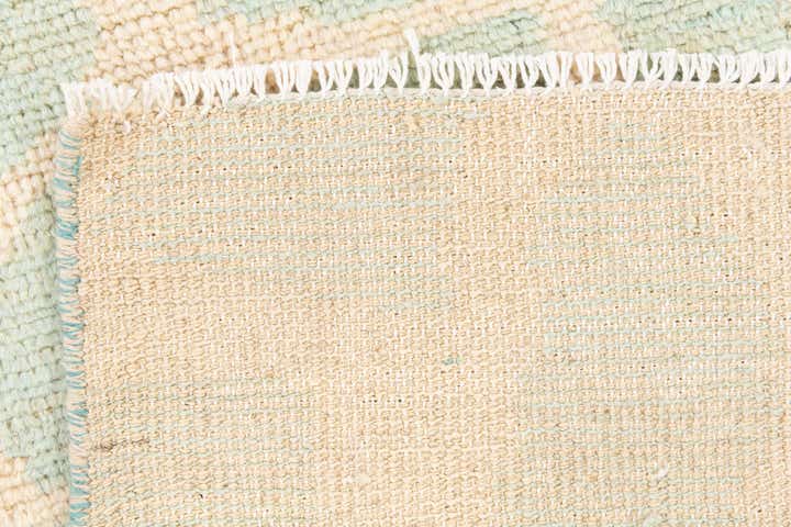 2' 5 x 9' 10 Hand Knotted Moroccan Wool Runner Rug