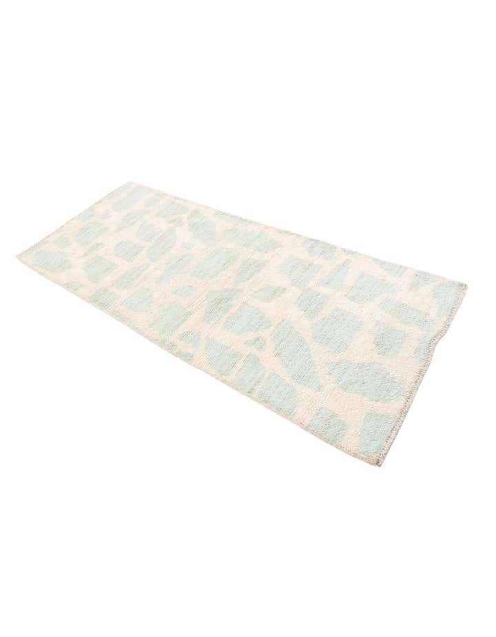 2' 6 x 6' Hand Knotted Moroccan Wool Runner Rug