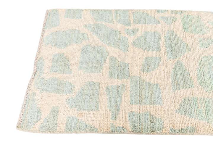 2' 6 x 6' Hand Knotted Moroccan Wool Runner Rug