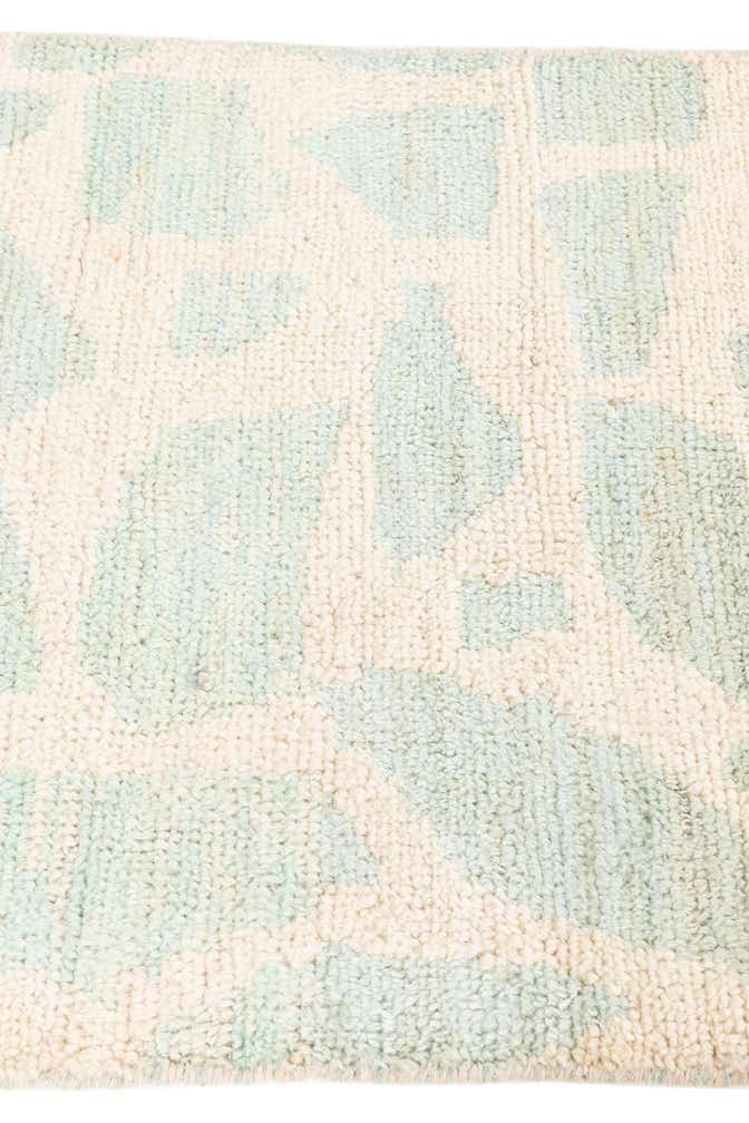 2' 6 x 6' Hand Knotted Moroccan Wool Runner Rug