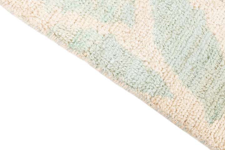 2' 6 x 6' Hand Knotted Moroccan Wool Runner Rug
